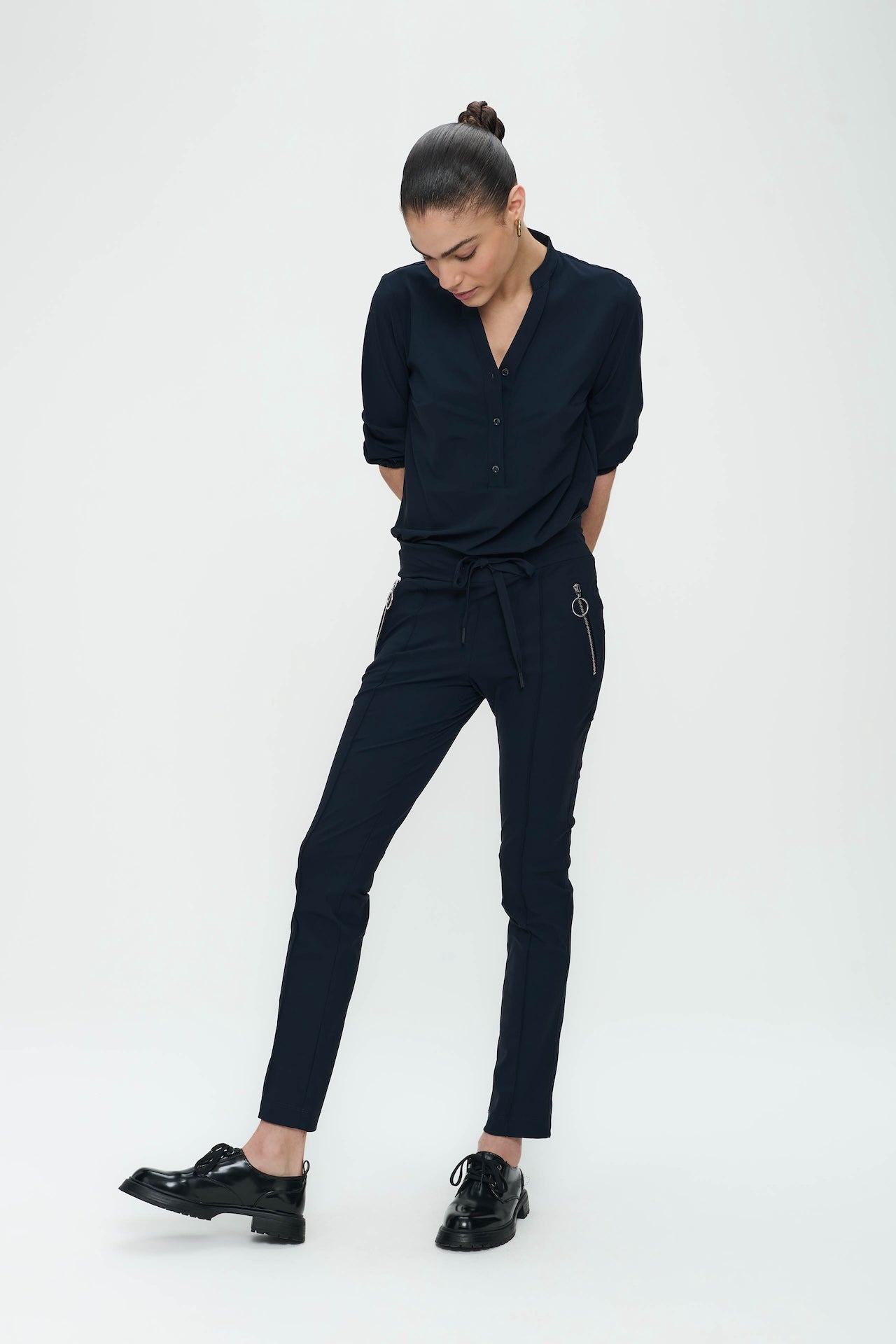Pants Emma-straight leg fit Technical Jersey Pants Emma-straight leg fit Technical Jersey