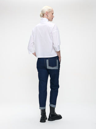 Angelika poplin top