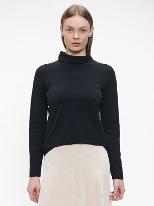Hilary top brush tech jersey