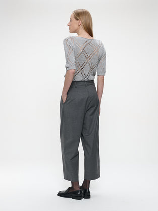 Openwork top with sequins 9040