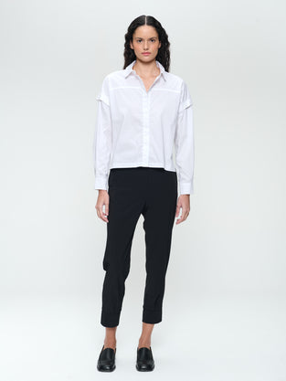 Faro cotton poplin blouse