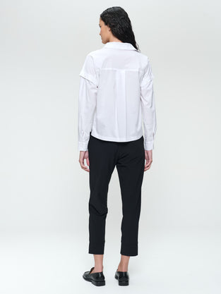 Faro cotton poplin blouse