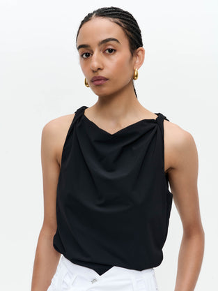 Marika stretch technical jersey top