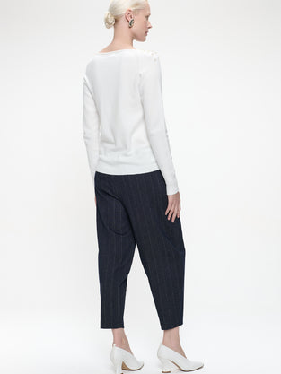 Pullover viscose pearls NB2445P