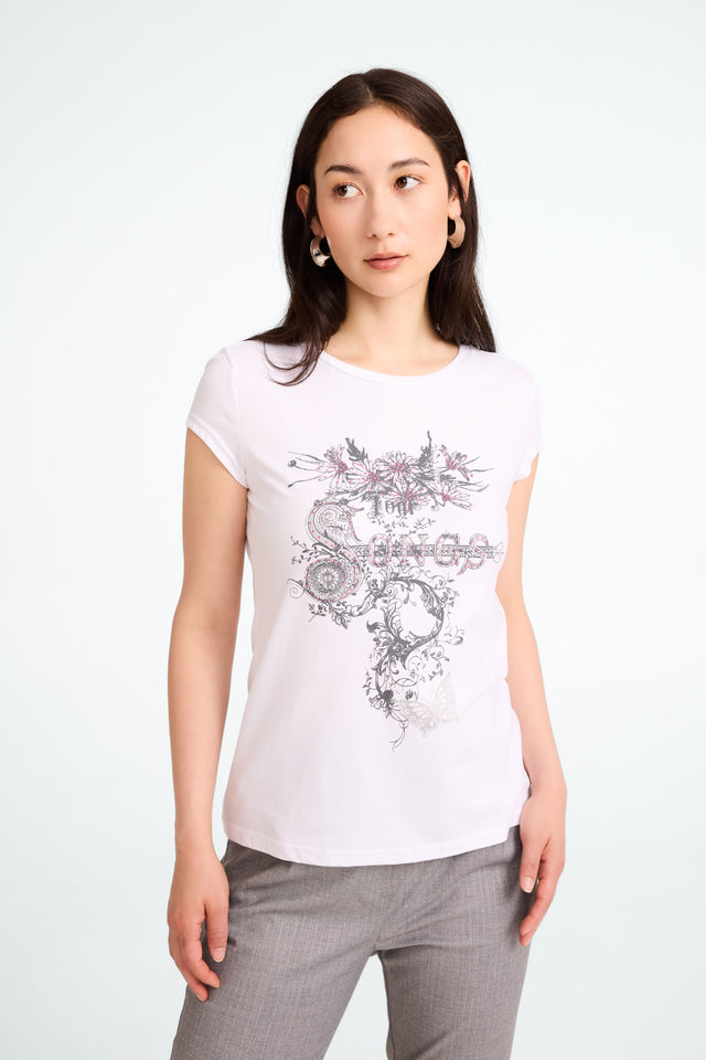 T-shirt print cotton T-shirt print cotton