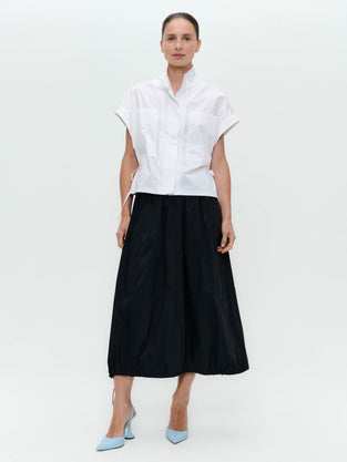 Paola polplin jacket blouse