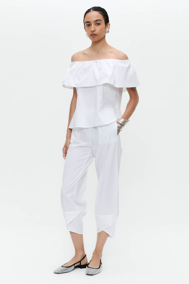 Diane cotton mix top Diane cotton mix top