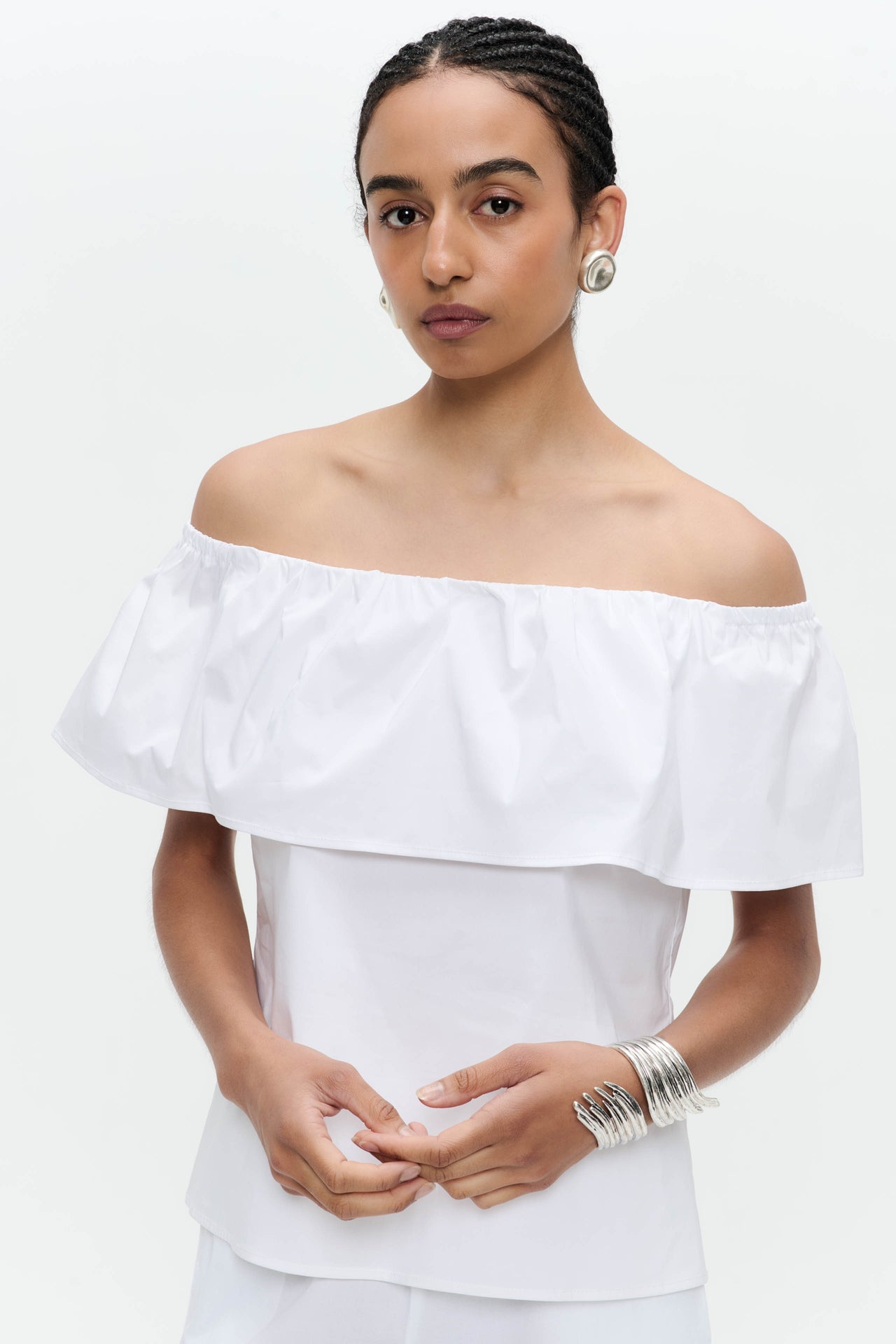 Diane cotton mix top Diane cotton mix top