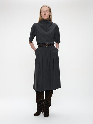 Raffaele skirt technical jersey