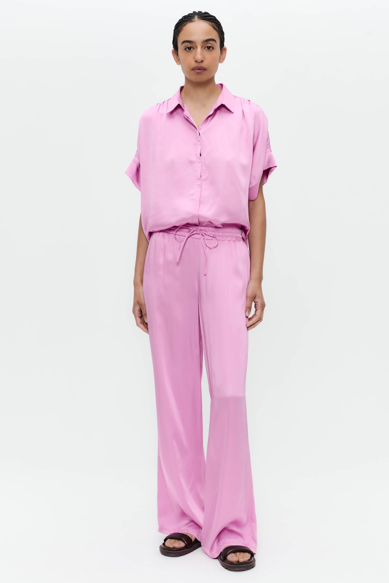 Simone saten viscose pants Simone saten viscose pants