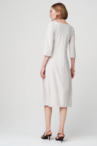 Asola structure tech jersey dress
