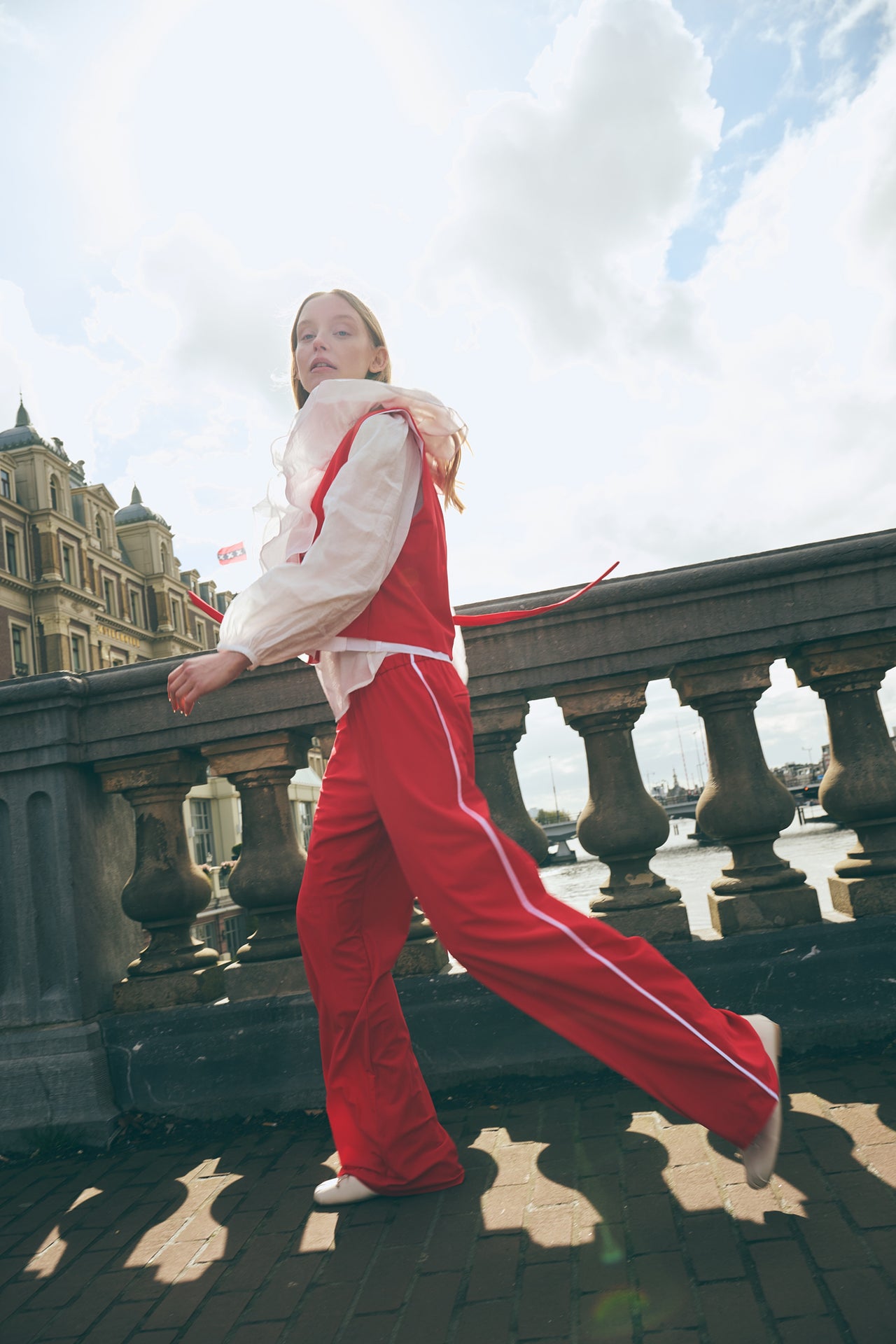 AntinyP structure tech jersey pants AntinyP structure tech jersey pants