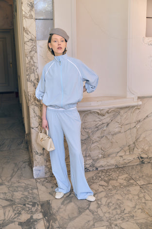 AntinyP structure tech jersey pants