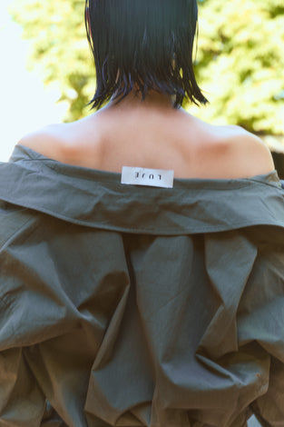Blaze pleated bomber jacket
