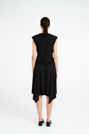 Caro stretch technical jersey skirt