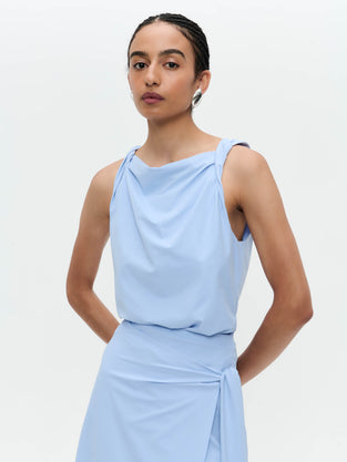 Marika stretch technical jersey top