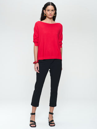 M205 seamless cotton pullover
