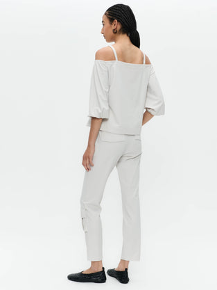 FreyN structure technical jersey pants