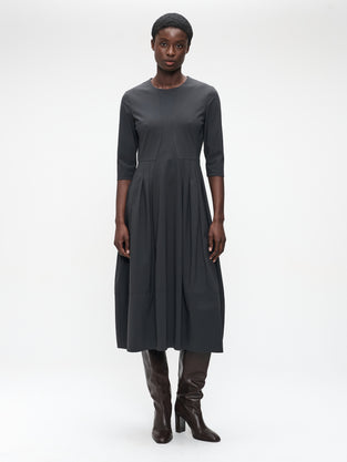 Heide tech jersey dress LS
