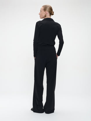 Kikkie blouse brush tech jersey