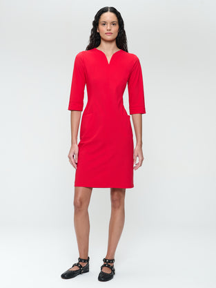 Martinas stretch technical jersey dress