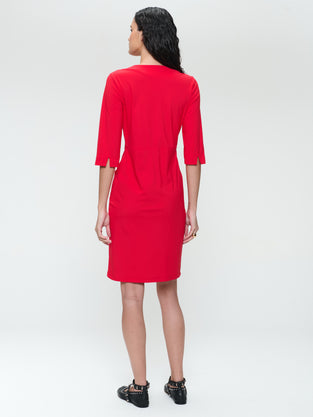 Martinas stretch technical jersey dress