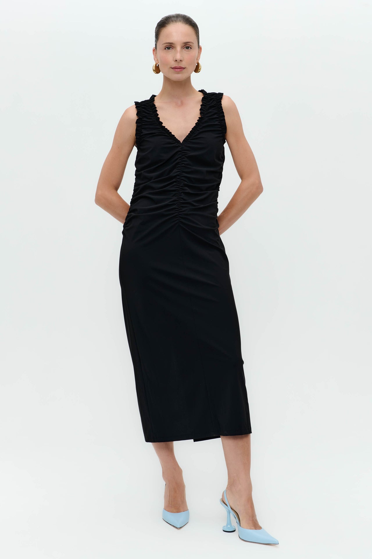 Romana dress technical jersey long Romana dress technical jersey long