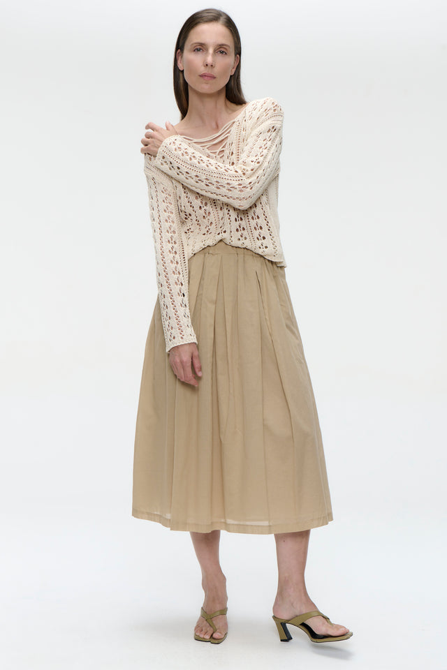 Alle voile cotton skirt Alle voile cotton skirt