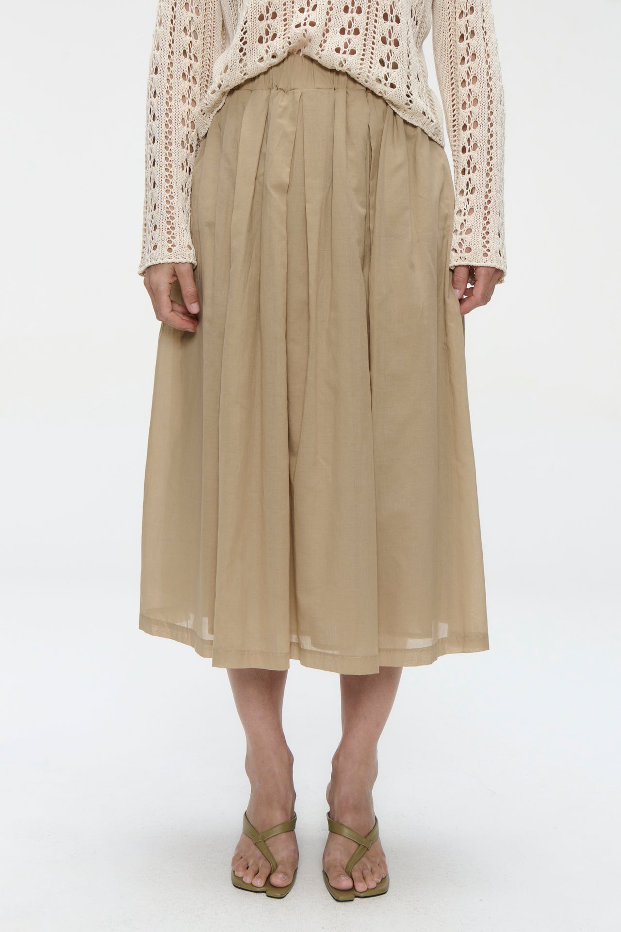 Alle voile cotton skirt Alle voile cotton skirt