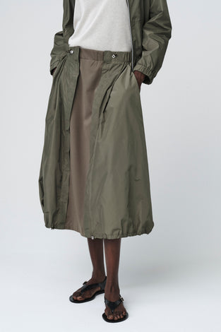 Allegra taffeta mix skirt