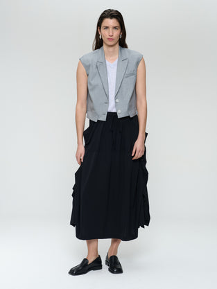 TillyN shiny line viscose vest