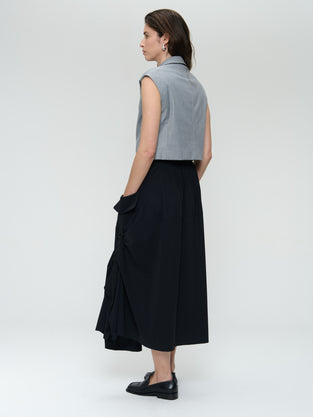 TillyN shiny line viscose vest