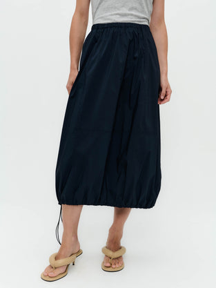 Maud cotton poplin skirt