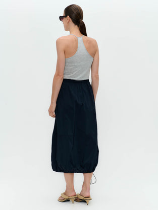 Maud cotton poplin skirt