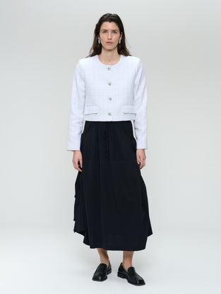 Joke textured metallic blazer