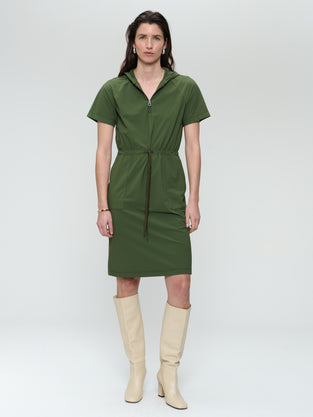 Evi stretch technical jersey dress
