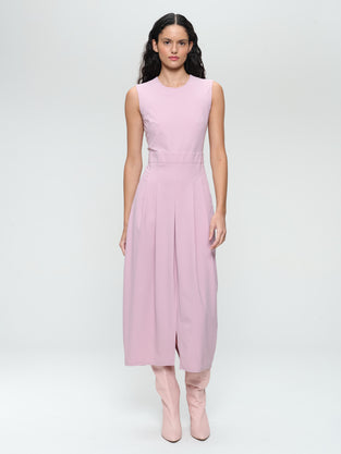 Jackie structure technical jersey dress