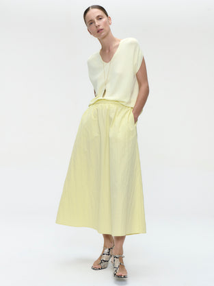 Haruna taffeta skirt