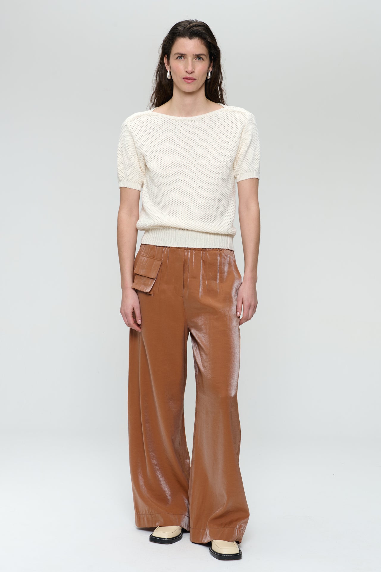 CharlyN shiny viscose pants CharlyN shiny viscose pants