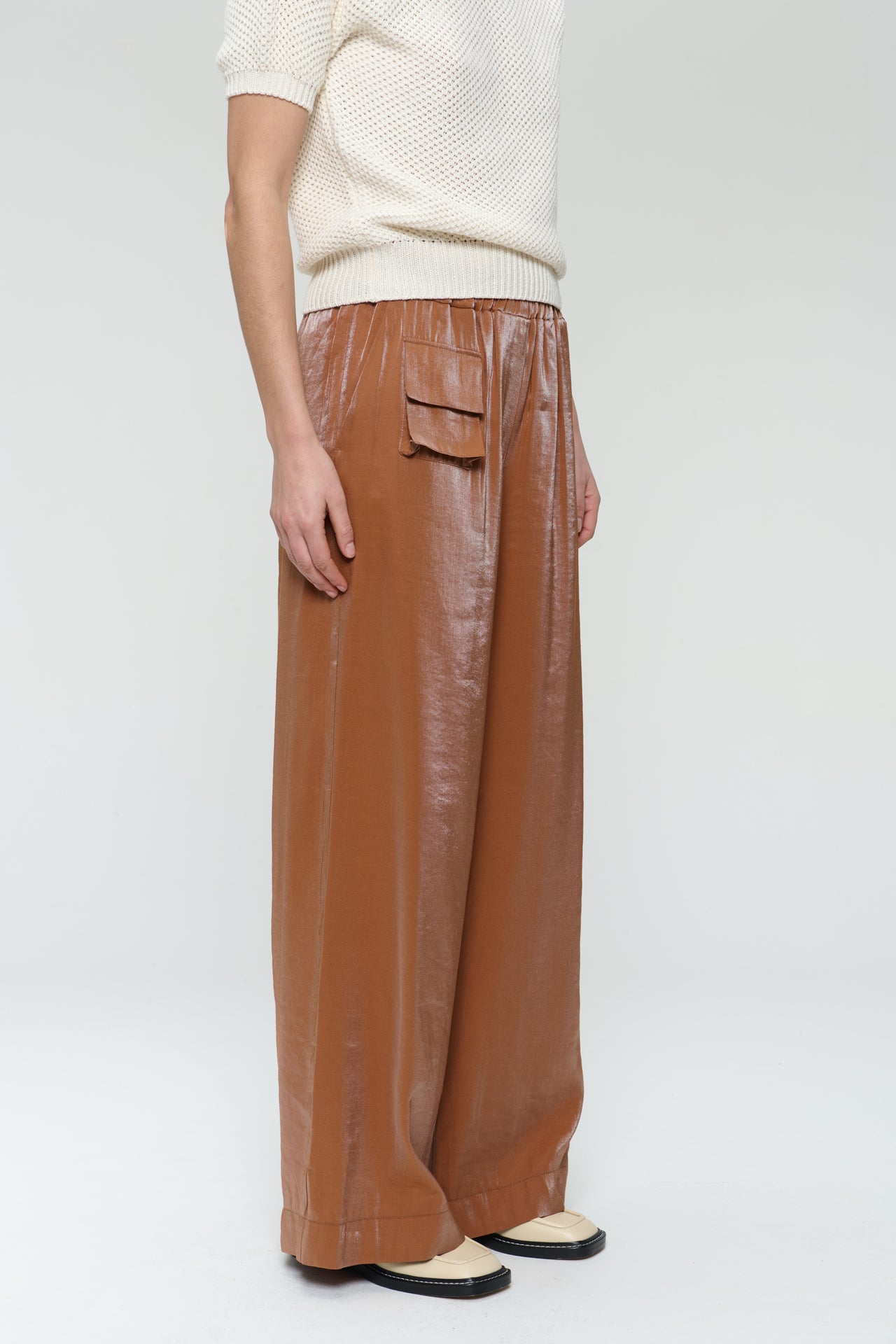 CharlyN shiny viscose pants CharlyN shiny viscose pants