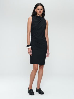 Verena stretch technical jersey dress
