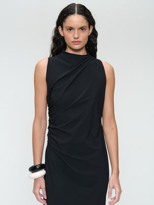 Verena stretch technical jersey dress