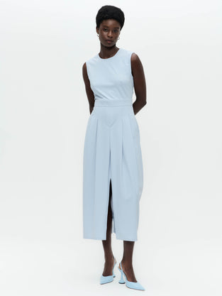 Jackie structure technical jersey dress