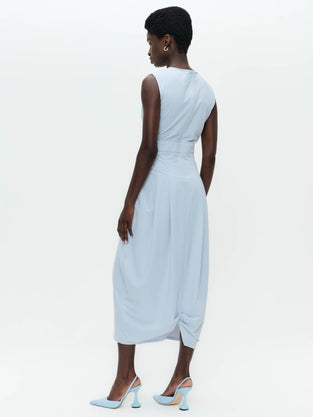 Jackie structure technical jersey dress