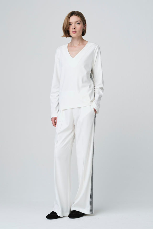 Agnese blouse in soft Punto Milano jersey Agnese blouse in soft Punto Milano jersey