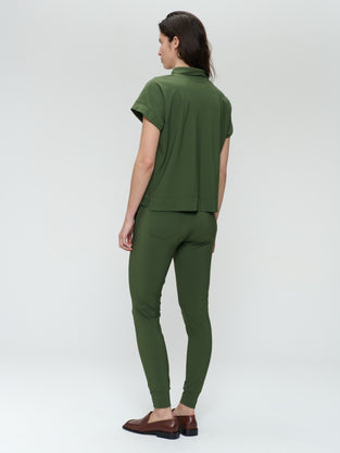 Lucca stretch technical jersey top