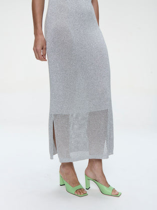 Knit Viscose lurex Dress E23107R