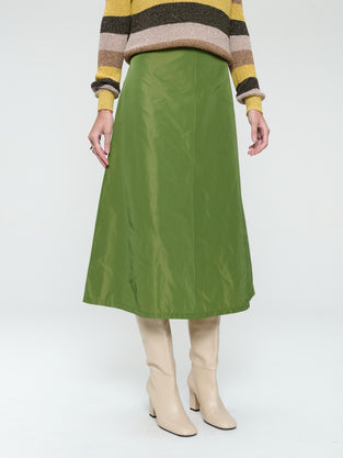 Begonia taffeta skirt