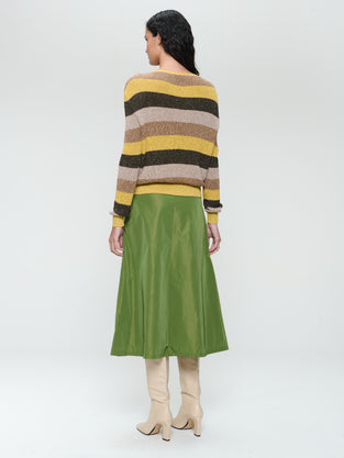 Begonia taffeta skirt