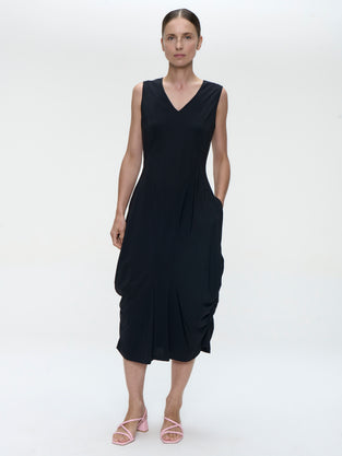 Ria WS stretch technical jersey dress